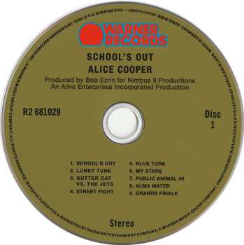 2CD Alice Cooper: School's Out DLX 550139