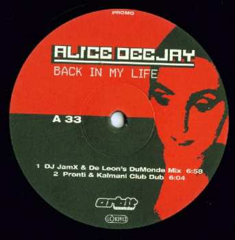 LP Alice Deejay: Back In My Life 583522