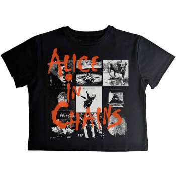 Merch Alice In Chains: Dámské Crop Top Albums Montage