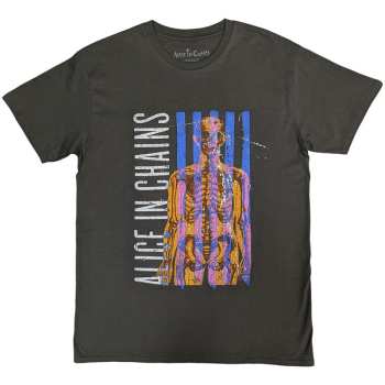 Merch Alice In Chains: Stone Wash Tričko Skeletal