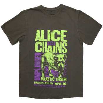 Merch Alice In Chains: Alice In Chains Unisex T-shirt: Unplugged Dog (wash Collection) (small) S