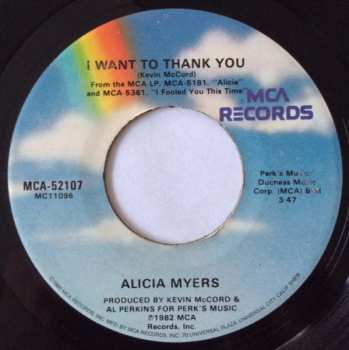 Album Alicia Myers: I Want To Thank You