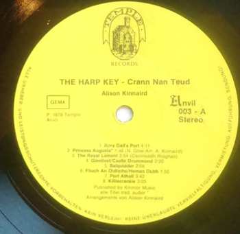 LP Alison Kinnaird: The Harp Key - Crann Nan Teud 574155