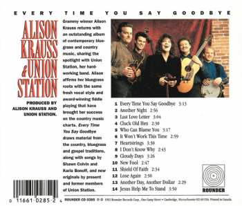 CD Alison Krauss & Union Station: Every Time You Say Goodbye 577672