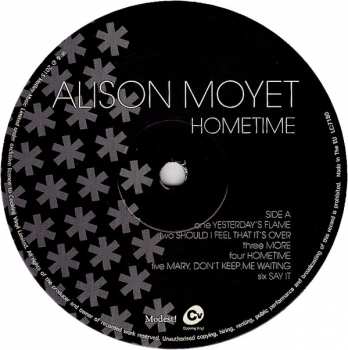 LP Alison Moyet: Hometime 16406