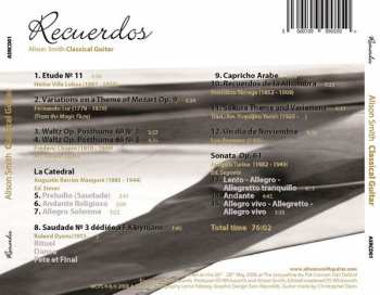 CD Alison Smith: Recuerdos   304859