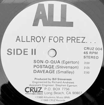 LP ALL: Allroy For Prez 625314