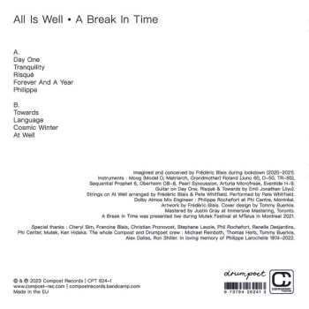 LP All is well: A Break In Time 568017