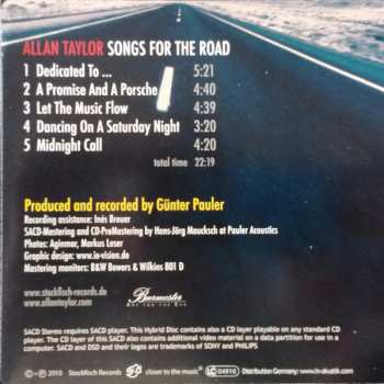 SACD Allan Taylor: Songs For The Road 242743