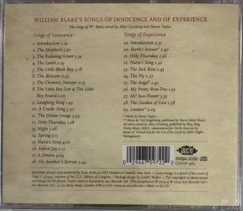 CD Allen Ginsberg: William Blake's Songs Of Innocence And Of Experience 600011