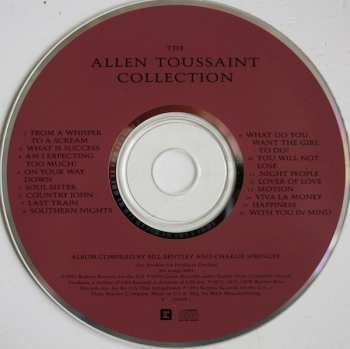 CD Allen Toussaint: The Allen Toussaint Collection LTD 587284