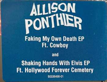 LP Allison Ponthier: Faking My Own Death/Shaking Hands With Elvis CLR 583633