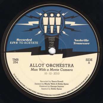 2LP Alloy Orchestra: Man With The Movie Camera 10-12-2013 588498