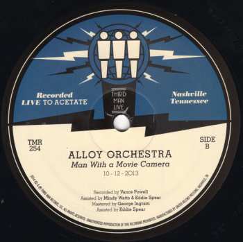 2LP Alloy Orchestra: Man With The Movie Camera 10-12-2013 588498