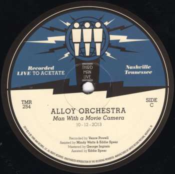 2LP Alloy Orchestra: Man With The Movie Camera 10-12-2013 588498