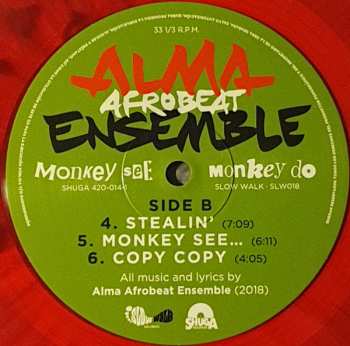 LP Alma Afrobeat Ensemble: Monkey See, Monkey Do 65131