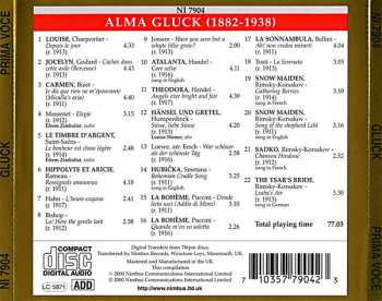 CD Alma Gluck: Alma Gluck 329539