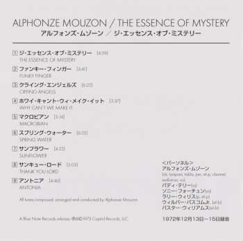 CD Alphonse Mouzon: The Essence Of Mystery 571946