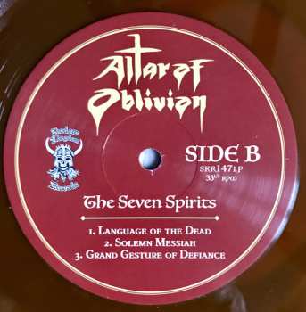 LP Altar Of Oblivion: The Seven Spirits CLR 135297