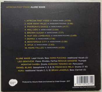 CD Alune Wade: African Fast Food DIGI 647796