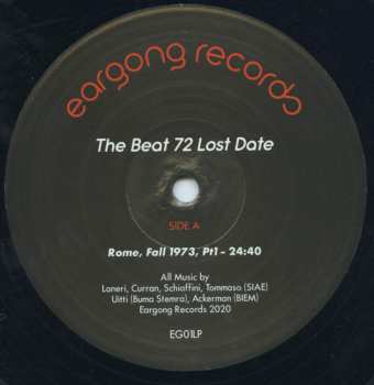 LP Alvin Curran: The Beat 72 Lost Date 364469