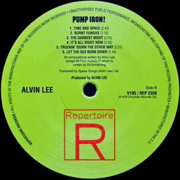 LP Alvin Lee: Pump Iron! 29004