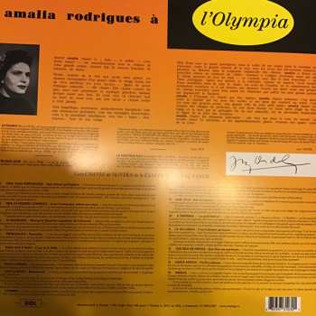 LP Amália Rodrigues: Amalia À L’Olympia DLX 629355