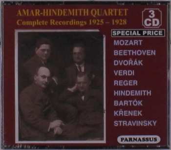 3CD Amar Quartett: Complete Recordings 1925 - 1928 627156