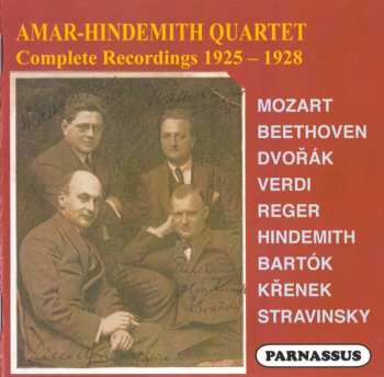 3CD Amar Quartett: Complete Recordings 1925 - 1928 627156