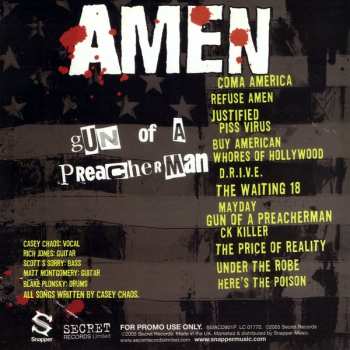 CD Amen: Gun Of A Preacher Man 546904