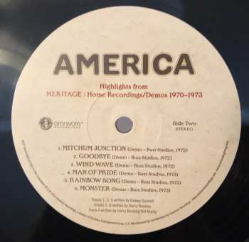 LP America: Highlights From Heritage: Home Recordings/Demos 1970-1973 LTD 15946