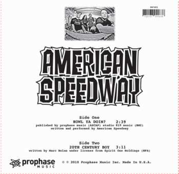 SP American Speedway: Howl Ya Doin? / 20th Century Boy 552637