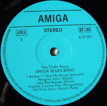 LP Amiga Blues Band: Not Fade Away 42070