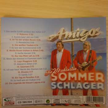 CD Amigos: Die 20 Schönsten Sommerschlager 627117