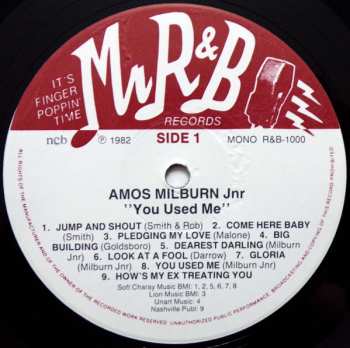 LP Amos Milburn Jr.: You Used Me And Other Texas Rhythm & Blues Songs 570593