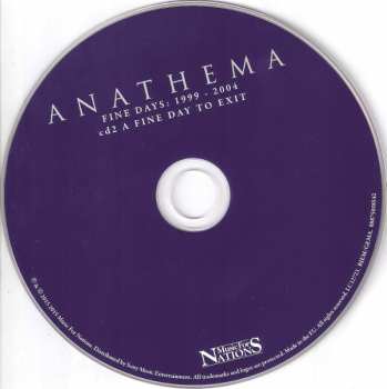 3CD/DVD Anathema: Fine Days: 1999 - 2004 187095