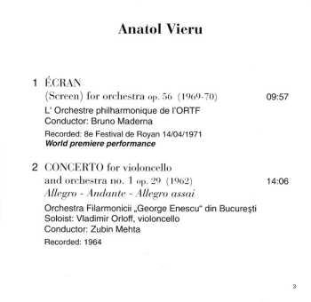 CD Anatol Vieru: Vol. 2 649047