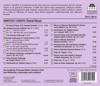 CD Anatoly Liadov: Choral Music 615176