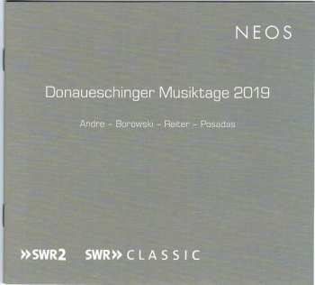 SACD Mark Andre: Donaueschinger Musiktage 2019 639154