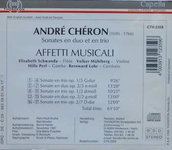 CD André Chéron: Sonates En Duo Et En Trio 529952