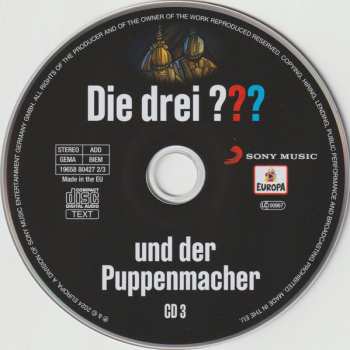 3CD André Marx: Die Drei ??? 225 - Und Der Puppenmacher 562808