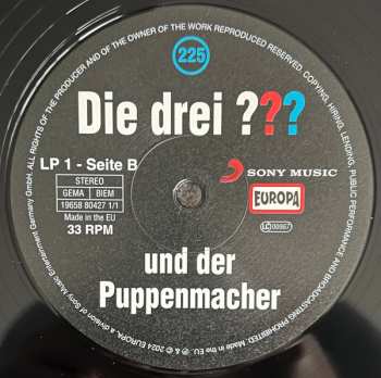 5LP/Box Set André Marx: Die Drei ??? 225 - Und Der Puppenmacher CLR | LTD 660786