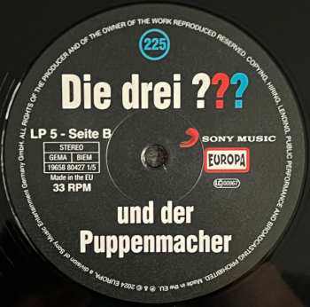 5LP/Box Set André Marx: Die Drei ??? 225 - Und Der Puppenmacher CLR | LTD 660786