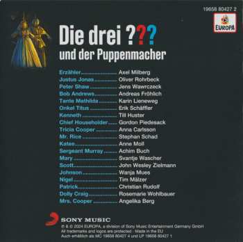 3CD André Marx: Die Drei ??? 225 - Und Der Puppenmacher 562808