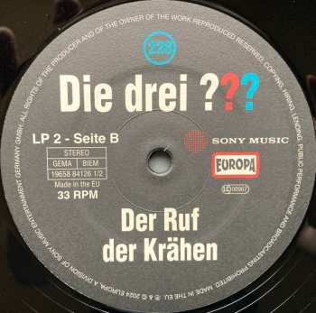 2LP André Minninger: Die Drei ??? 228 - Der Ruf Der Krähen 626403