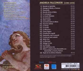 CD Andrea Falconieri: Dolci Sospiri 550100