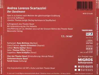 CD Andrea Lorenzo Scartazzini: Der Sandmann - Oper in 10 Szenen 149841