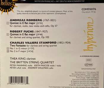 CD Charles Villiers Stanford: Clarinet Quintet, Op 57 / Clarinet Quintet, Op 102 / Two Fantasy Pieces 318777