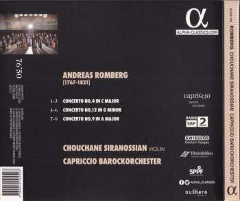 CD Andreas Romberg: Violin Concertos 152934