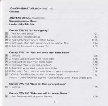 CD Johann Sebastian Bach: Cantatas 45548